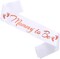 2pcs Mommy to Be and Daddy to Be Sash, Maternity Photo Prop Sash for New Mom Dad Baby Shower Party Gender Reveal Supplies Decorations
